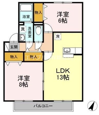 ボナールⅡの物件間取画像